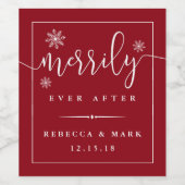 Eenvoudig ouder | Weddenschappen voor wijn Wijn Etiket (Enkel label)