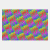 Eenvoudig overzicht | Blauwe, groene, gele achterg Inpakpapier Vel (Voorkant 2)