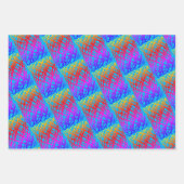 Eenvoudig overzicht | Blauwe, groene, gele achterg Inpakpapier Vel (Voorkant)