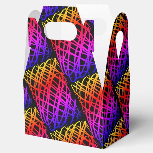 Eenvoudig overzicht | Halve daling | Zwarte achter Bedankdoosjes (Geopend)