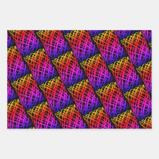 Eenvoudig overzicht | Halve daling | Zwarte achter Inpakpapier Vel (Voorkant 2)