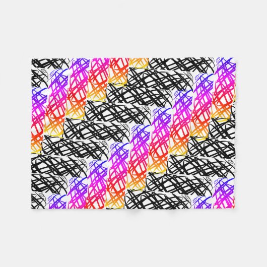 Eenvoudig overzicht | Haring Bone | Fleece Deken (Voorkant (Horizontaal))