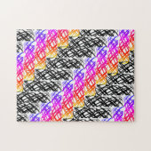 Eenvoudig overzicht | Haring Bone | Legpuzzel (Horizontaal)