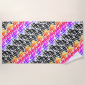 Eenvoudig overzicht | Haring Bone | Strandlaken (Voorkant)