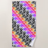 Eenvoudig overzicht | Haring Bone | Strandlaken (Voorkant)