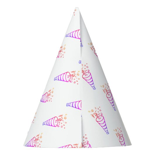 Eenvoudig overzicht partij Pet Feesthoedjes (Achterkant)