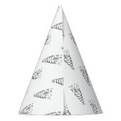 Eenvoudig overzicht partij Pet Feesthoedjes (Achterkant)