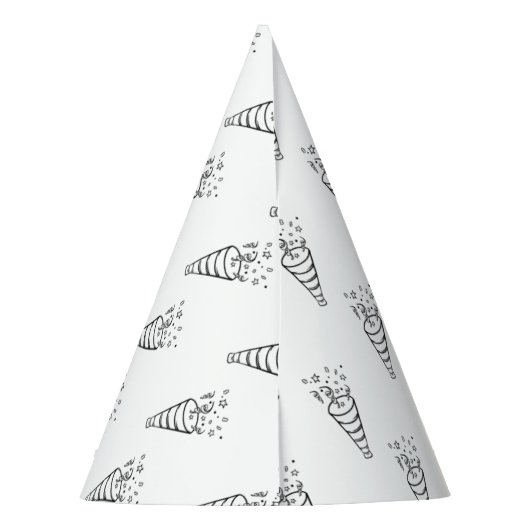 Eenvoudig overzicht partij Pet Feesthoedjes (Achterkant)