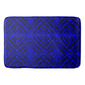 Eenvoudig overzicht | Spiegelen | Blauw | Badmat (Voorkant)