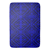 Eenvoudig overzicht | Spiegelen | Blauw | Badmat (Voorkant Verticaal)