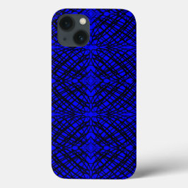Eenvoudig overzicht | Spiegelen | Blauw | Case-Mate iPhone Case