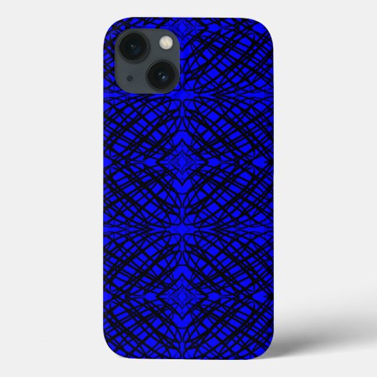 Eenvoudig overzicht | Spiegelen | Blauw | Case-Mate iPhone Case (Achterkant)