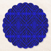 Eenvoudig overzicht | Spiegelen | Blauw | Kartonnen Onderzetters (Voorkant)