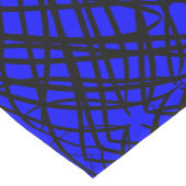 Eenvoudig overzicht | Spiegelen | Blauw | Korte Tafelloper (Hoek)