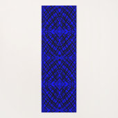 Eenvoudig overzicht | Spiegelen | Blauw | Yogamat (Achterkant)