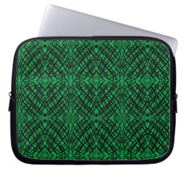 Eenvoudig overzicht | Spiegelen | Groen | Laptop Sleeve