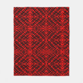 Eenvoudig overzicht | Spiegelen | Rood | Fleece Deken (Voorkant)