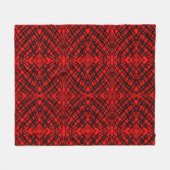Eenvoudig overzicht | Spiegelen | Rood | Fleece Deken (Voorkant (Horizontaal))