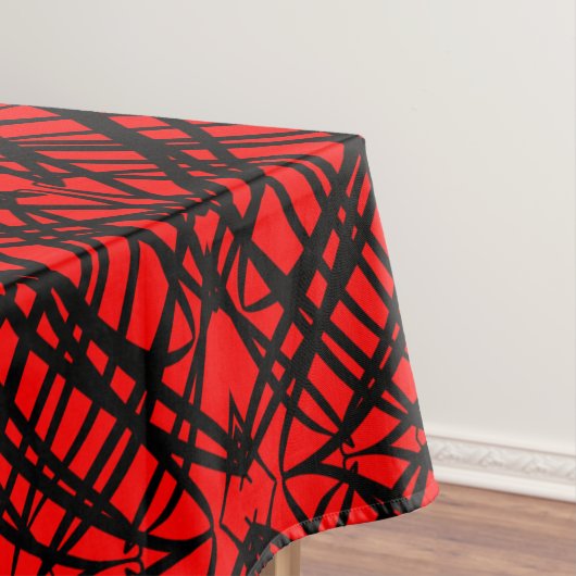 Eenvoudig overzicht | Spiegelen | Rood | Tafelkleed (Voorbeeld)