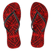 Eenvoudig overzicht | Spiegelen | Rood | Teenslippers (Voetbed)