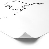 Eenvoudig overzicht van Amerikaanse plattegrond (z (Hoek)