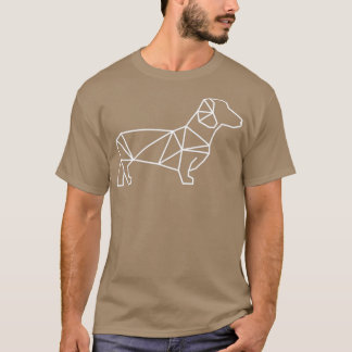 Eenvoudig overzicht van de Dog-vorm van de sachshu T-shirt