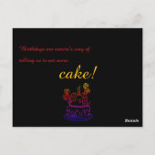 Eenvoudig overzicht verjaardagsuitnodiging Briefka Briefkaart (Achterkant)