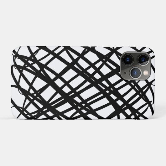 Eenvoudig overzicht | Zwart | Case-Mate iPhone Case (Achterkant (horizontaal))