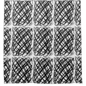 Eenvoudig overzicht | Zwart | Centrifugekosten | Douchegordijn (Voorkant)