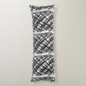 Eenvoudig overzicht | Zwart | Lichaamskussen (Achterkant (Verticaal))