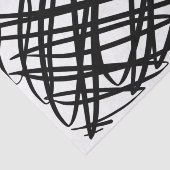 Eenvoudig overzicht | Zwart | Tissuepapier (Detail)