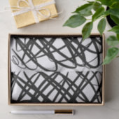 Eenvoudig overzicht | Zwart | Tissuepapier (Geschenk)