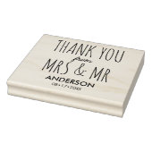 Eenvoudig paar dank je tas rubberstempel (Stempel)