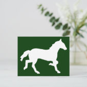 eenvoudig paard briefkaart (Staand voorkant)