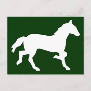 eenvoudig paard briefkaart