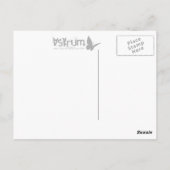 eenvoudig paard briefkaart (Achterkant)