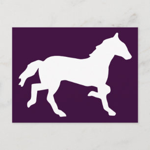 eenvoudig paard briefkaart