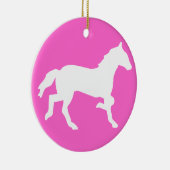 eenvoudig paard keramisch ornament (Rechts)