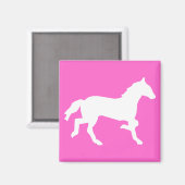 eenvoudig paard magneet (Voorkant / Achterkant)