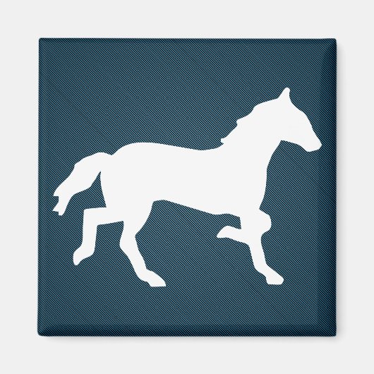 eenvoudig paard magneet (Voorkant)