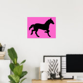eenvoudig paard poster (Thuiskantoor)