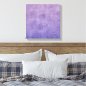 Eenvoudig Paars blauw, abstract Canvas Afdruk (Insitu (Slaapkamer))