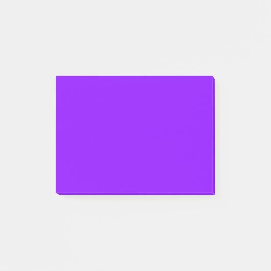 Eenvoudig Paars/Indigoproject Post-it® Notes (Voorkant)