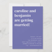 Eenvoudig Paars modern minimalistisch alles in één Kaart (Voorkant)