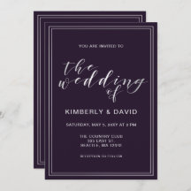 Eenvoudig Paars Zilverhuwelijk