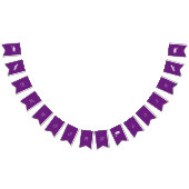 Eenvoudig Paarse en witte Afstuderen Vlaggetjes (Alle)