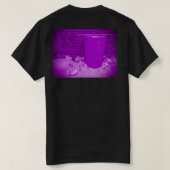 Eenvoudig Paarse Steeg T-shirt (Design achterkant)