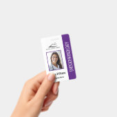 Eenvoudig Paarse Verpleging Badge (Handheld)