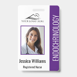 Eenvoudig Paarse verpleging Badge