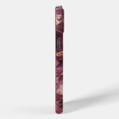Eenvoudig Paarse wit marmer Case-Mate iPhone Case (Achterkant / Rechts)